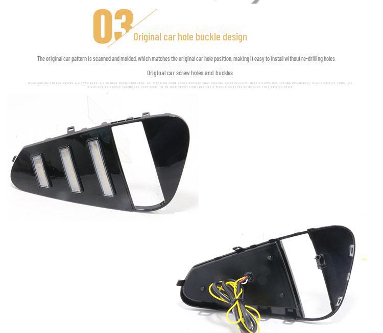 LED Daytime Running & Fog Lights for 18-20 Geely Binyue/Proton X50