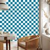 Checkerboard Wallpaper Turquoise, Turquoise Center for Living Room and Bedroom 50x1000