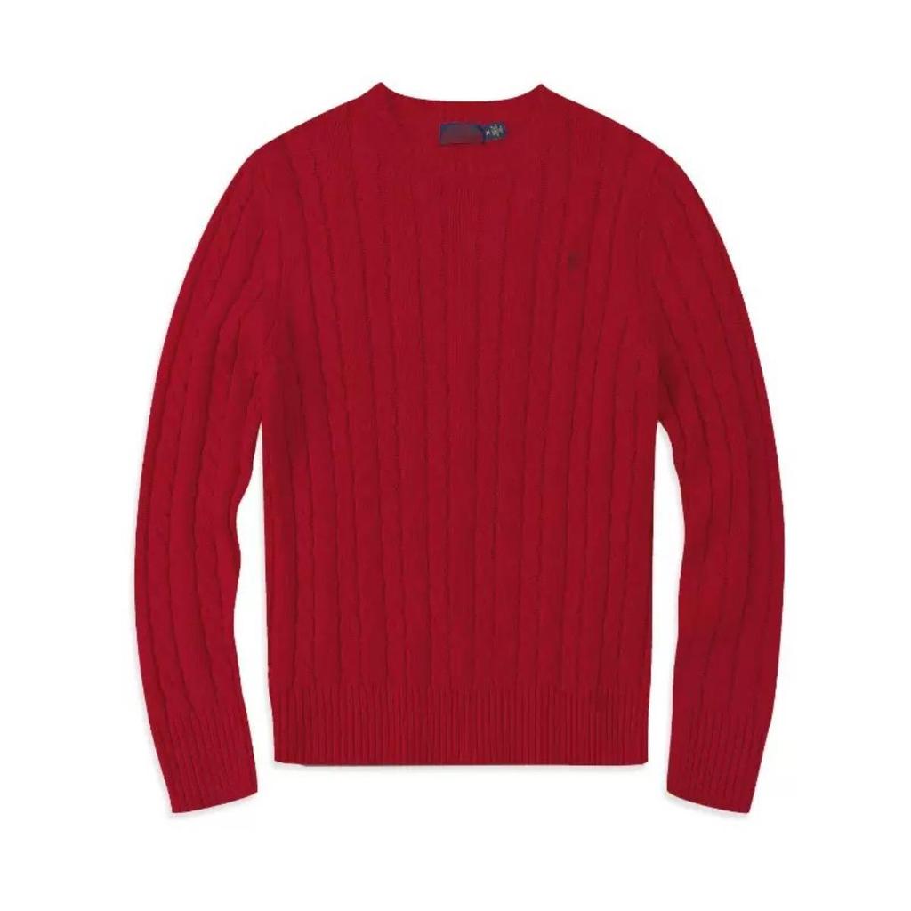 RogueWave Autumn and Winter Comfortable High-end Fashion Brand Embroidery Business Casual Versatile Warm Long Sleeved Top