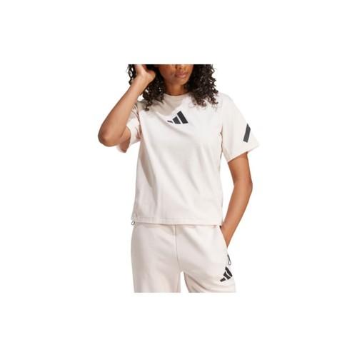 adidas pure cotton sports casual short-sleeve T-shirt for women, quartz color
