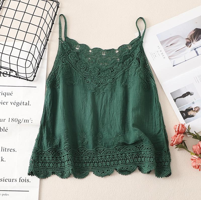 Chaleco de ganchillo de punto hueco para el verano de mujer con nuevo top de tirantes suelto bohemio sin mangas