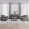 VidaXL Sofa Set with Cushions 3 Pcs, Sofas with Armrests and Backrest, Furniture Set, Living Room Furniture, 3201243