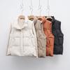 Down jacket down autumn and winter new women's down vest sleeveless vest Korean loose coat
