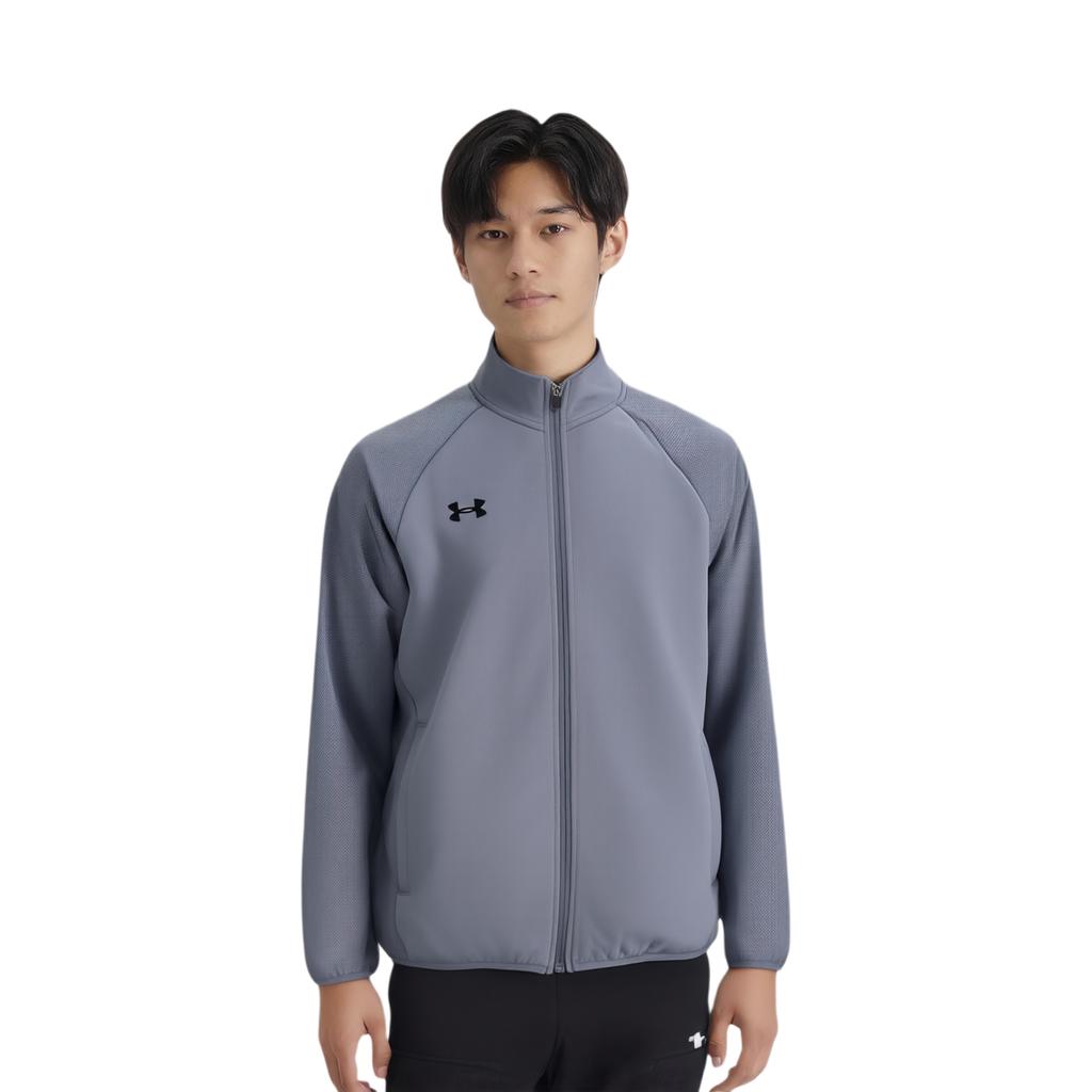 Under Armour Color Block Casual Sports Stand Collar Jacket Unisex Jacket Gray 24600406-024