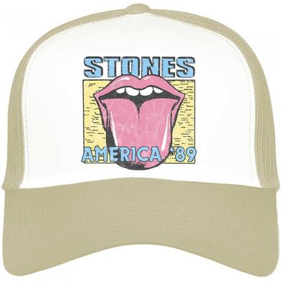 The Rolling Stones Unisex Adult America Â´89 Tour Map Cap