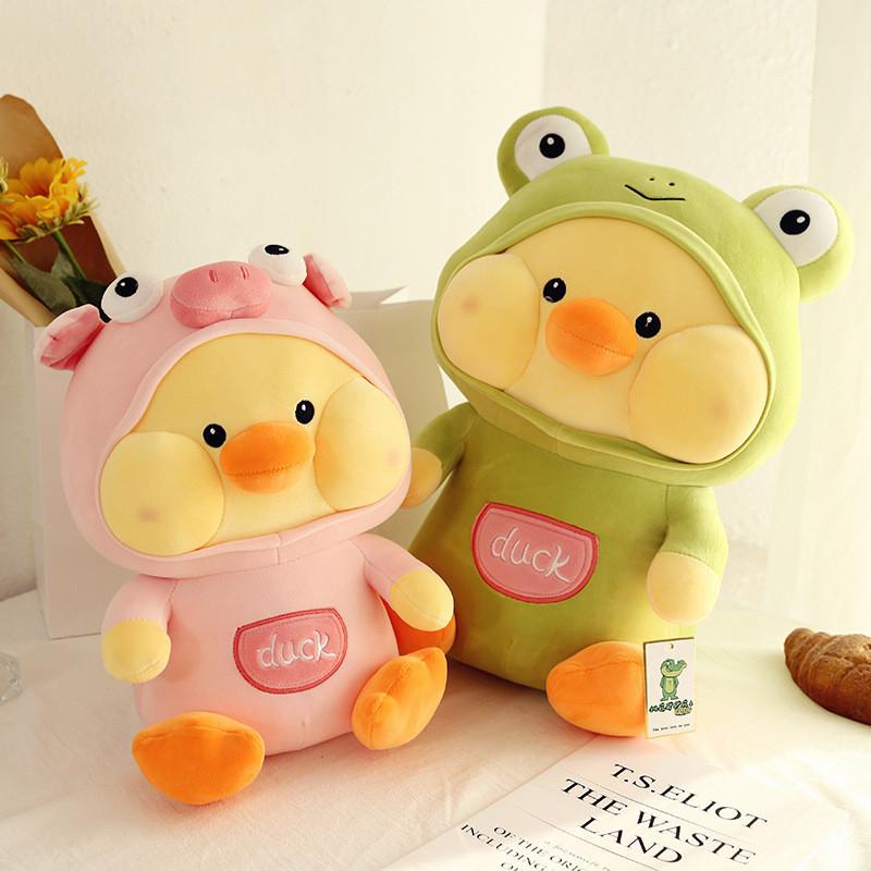 Frog Pig Dududuck Plush Toy Cartoon Stuffed Doll Bedroom Decoration Gift Kids