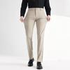 FengXun Men's Straight-Leg Business Casual Stretch Anti-Wrinkle Pants FXLF7305
