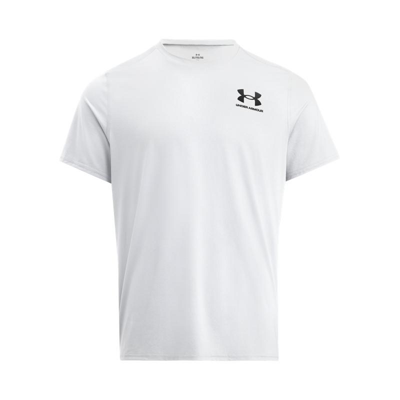 Under Armour HeatGear Fitted Comfortable Stylish Versatile Short Sleeve T-Shirt Men Tops White 6000939-100