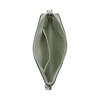 Coach Corner Zip 16 Brand Logo With Heart Pendant Design Patent Leather Card Case Women Card Case Green CDF04-SVA5