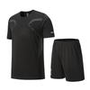 Men's Quick-Dry Short-Sleeve Sportswear Set for Summer Running and Fitness
