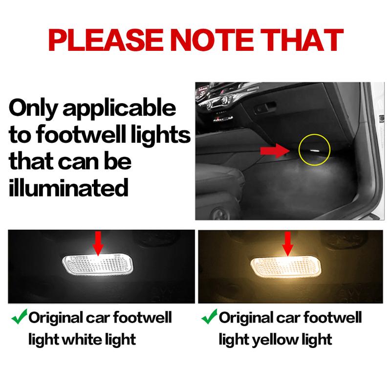 For SEAT Ateca Ibiza ST Toledo Leon 2013 2014 2015 2016 2019 LED RGB Car Footwell Lamp Atmosphere Light Interior Accessories