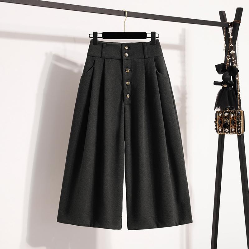 

DIMANAF 2025 Осень Зима Женские Брюки Большого Размера Новая Мода Женские Длинные Брюки Оверсайз Свободные Штаны S