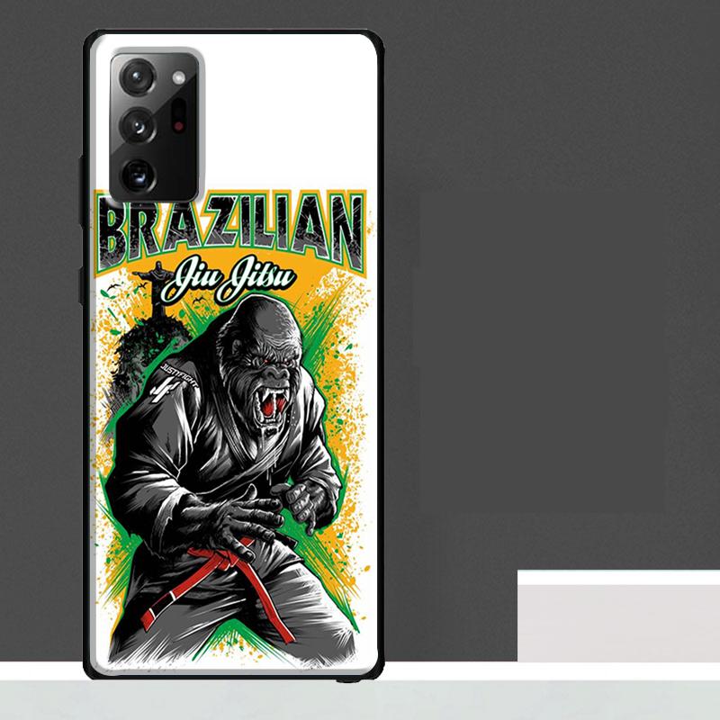 BJJ Brazilian Jiu Jitsu Case For Samsung Galaxy S25 Ultra S23 S22 S21 S24 Ultra S9 S10 S20 Plus S25 FE Phone Cover