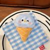 Cute Penguin Plush Keychain With Ice Cream Design For Kids And Adults