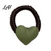 Ponytail Holder High Elasticity Hair Rope Plaid Heart Decor Tie School Uniform Elastic Pleated Tie Band No Scalp Strangling Accessories for