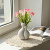 3D-gedruckte Katzenvase, Minimalistische nordische Stil Blumenarrangement Vase, Umarmende Katze Blumenvase, Dekorative Katzenpaar Vase Haus Büro Geschenk