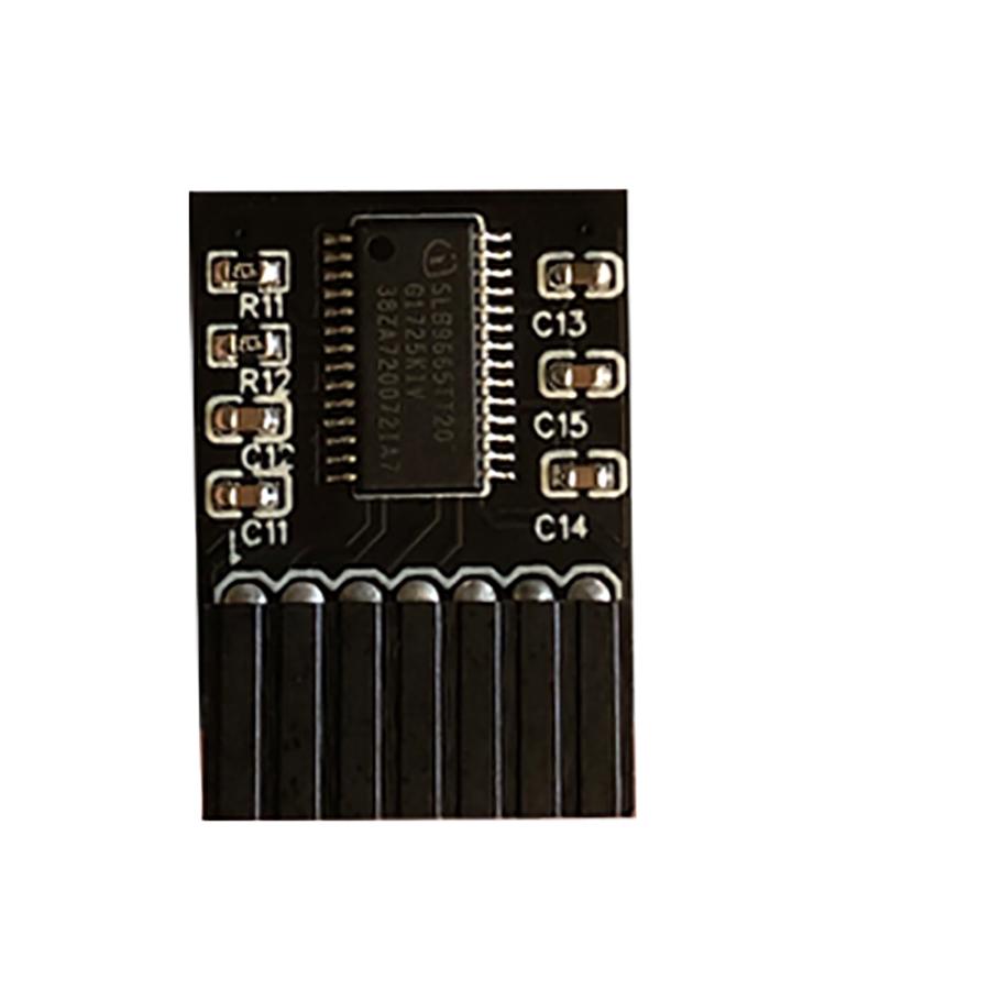 1PC TPM 2.0 Security Module For ASUS Motherboard 14 Pin LPC Card Windows 11