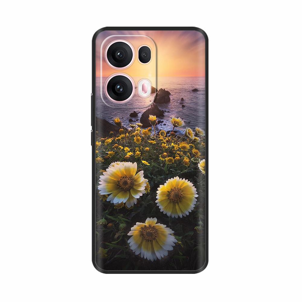 Silicone Case For OPPO Reno 13 Pro Cover CPH2697 PKK110 Cute Cartoon Painted Shockproof Fundas For OPPO Reno 13 5G Reno13 Covers