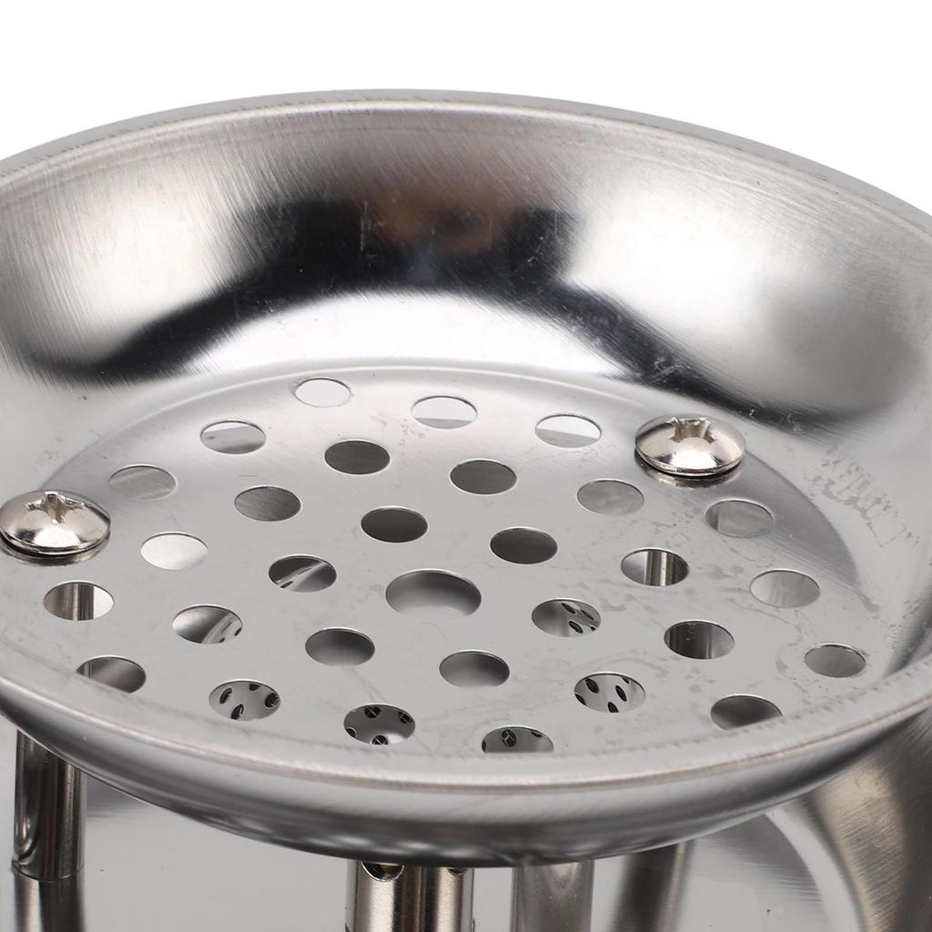 Stove Charcoal Burner Stainless Steel Slick Finish High Temperature Proof Outdoor Furnace Charcoal Starter for Camping