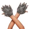 Plush Material Werewolf Paw Mitten Fluffy Texture Cosplay Wolf Claws  Halloween Party