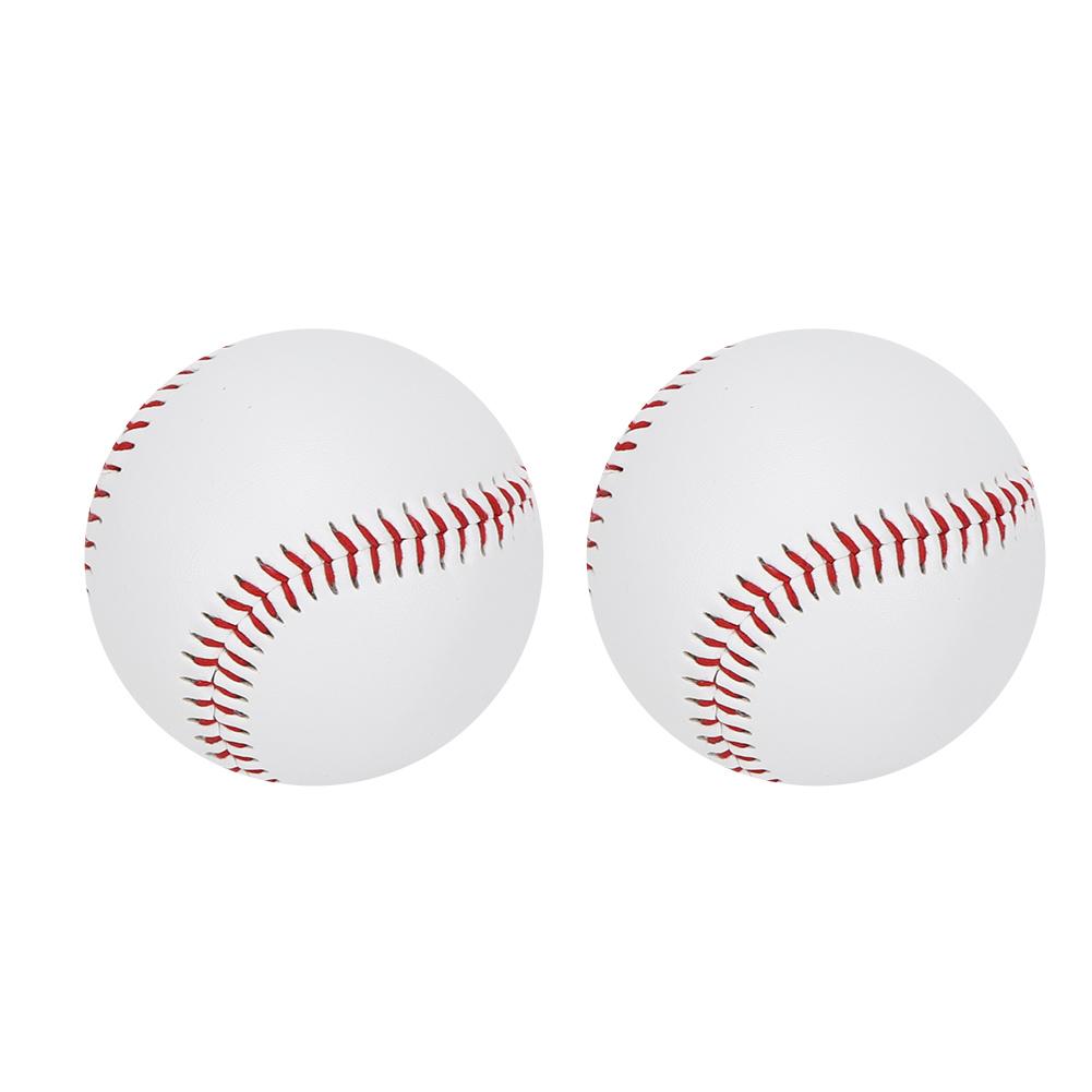 2 Stück PU Elastisch Weich Gefüllt Trainings Verschleißfest Baseball Schlagtraining Softball Legierung Schläger Treffer Weicher Baseball