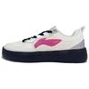 Li Ning First Cloud Lightweight, Breathable, And Slip Resistant Low Top Skateboard Shoes Unisex White Silver Pink AGCV190-4(Teameet1095-)