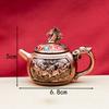 Popular brass rotating handle piece, six-sided rotating combination for attracting wealth and treasures, multi-sided rotating st