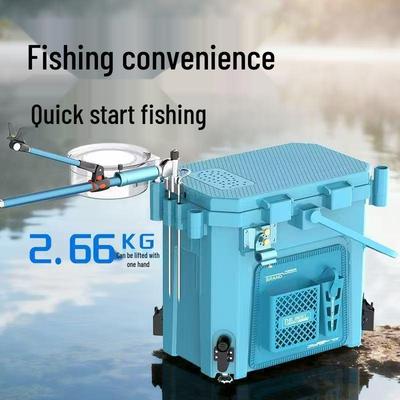 Multi-functional Fishing Seat & Box with Lifting Platform Set
