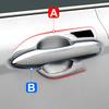 For Toyota Camry XV70 2018      ABS Car Door Handle Trim Covers Door Bowl Cover Strip Stickers Accessories