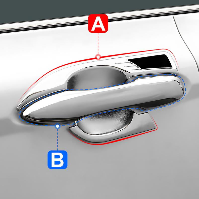 For Toyota Camry XV70 2018      ABS Car Door Handle Trim Covers Door Bowl Cover Strip Stickers Accessories