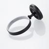 Brushed Black Toilet Brush Holder Brass Wall Mounted Bathroom Hardware Lavatory Round Ceramic Cup WC Brush Rack Shelf Set