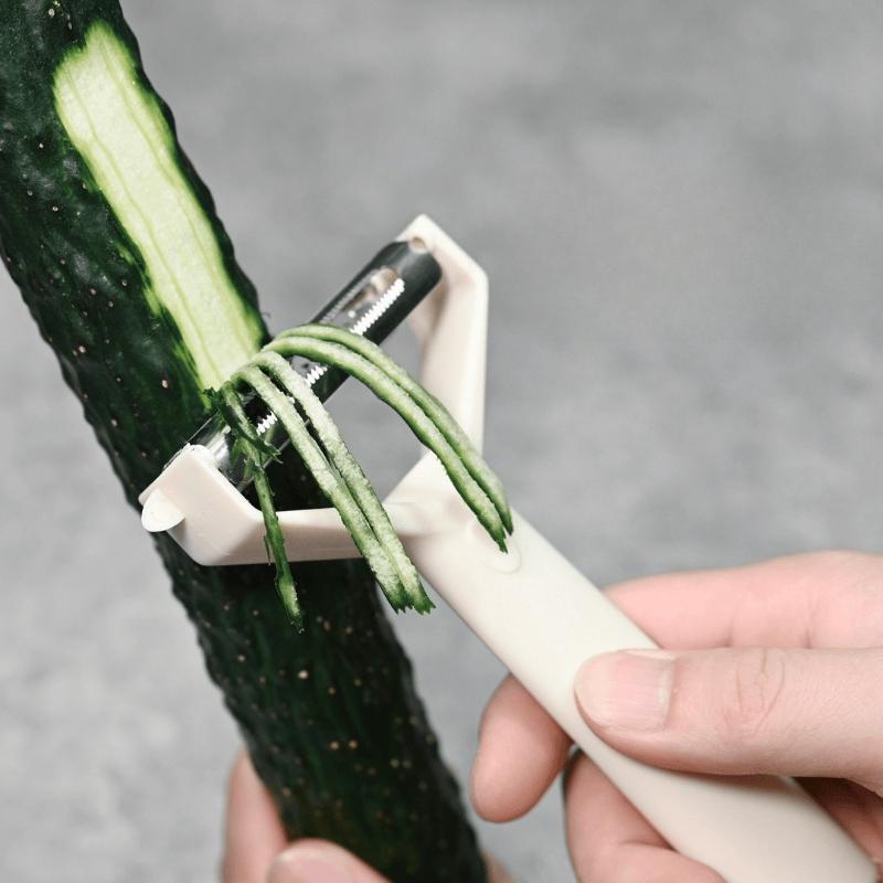 2-in-1 Multi-purpose Slicer, Fruit and Vegetable Scraper, Kitchen Cutting and Peeling Knife, Kitchen Tools