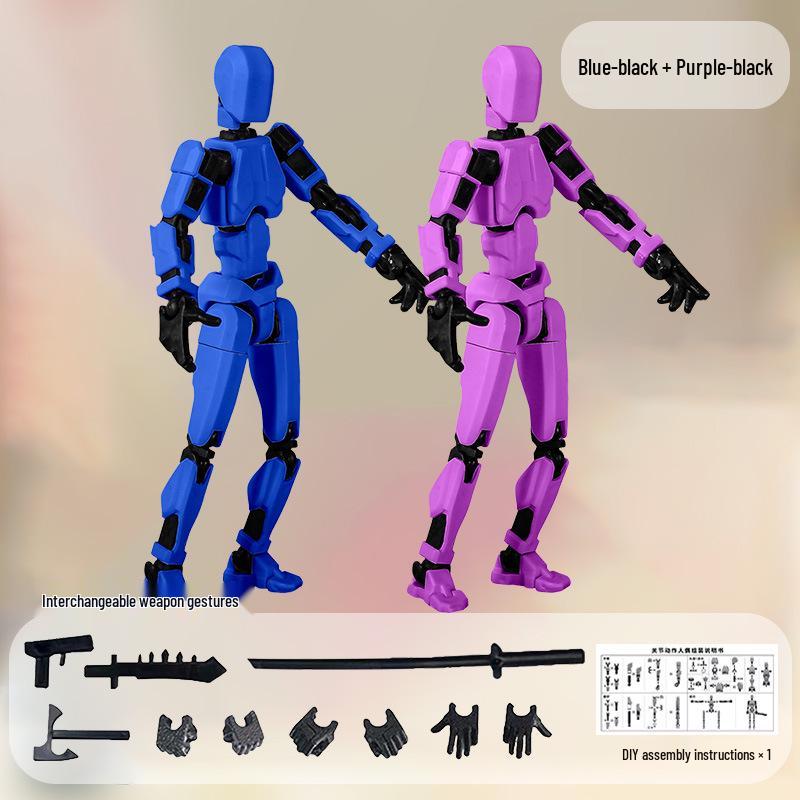 Multi-Joint Posable Robot Mannequin - Decompression Toy