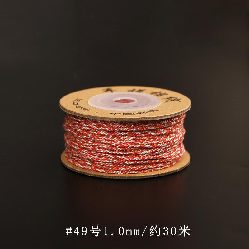 Filo di Cotone Tibetano Strofinato a Mano, Braccialetti Intrecciati a Mano, Stelle Luna, Perle Bodhi Buddha, Nappe, E Fili da Gioco