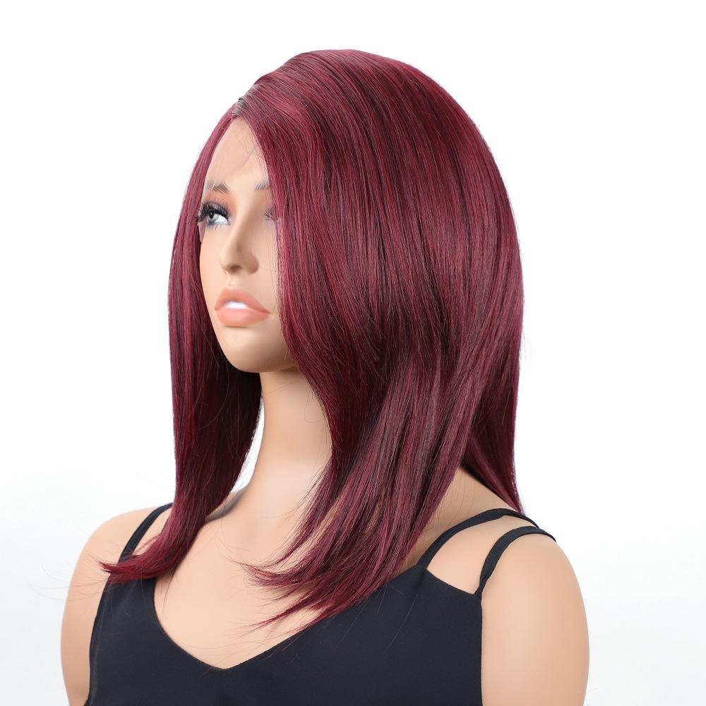 Front Lace Wig European American Female Preference Medium To Long Straight Hair Synthetic Headband Xuchang