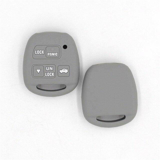 3 Button Silicone Rubber Key Case Cover for Lexus Gx470 Rx350 Es300 Rx300 Rx400h Ls Lx Nx Rc Rx Sc Gs Holder Shell Accessories