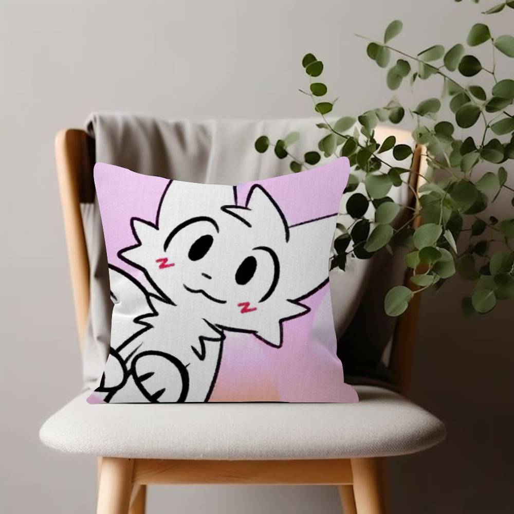cartoon art funny Cute Cat kawaii Cushion Cover Decorative Pillow Sofa Home Decor Case Pillow Cases