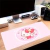 Hello Kitty, Pink Heart Themed XXL Mouse Pad - Non-slip Rubber Desk Mat for Gaming and Office Use, Multi-Function Keyboard  0826047a