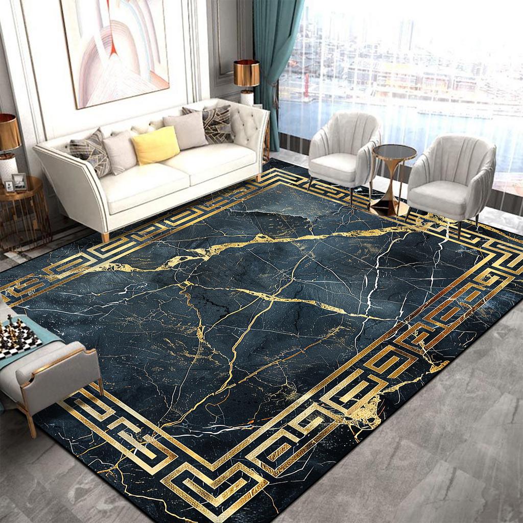 Luxury Marble CARPET FOR LIVE ROOM Decoration Bedroom Large Area Rugs Sofa Coffee Tables Mat Anti Slip Entrance Doormat Washable