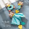 Newborn Plush Comfort Blanket & Teether Rattle Set - Perfect Gift for 0-1 Year Olds