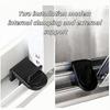 Adjustable Child Safety Window Lock Push Pull Security Door Latch Anti-Theft Window Stopper/Limiter Iron Material Cabinets