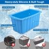 1PCS Extra Large Silicone Ice Mold Crate Efficient Freezing Ice Bath Large Ice Cube Mold Ice Bucket Ice Block Mold