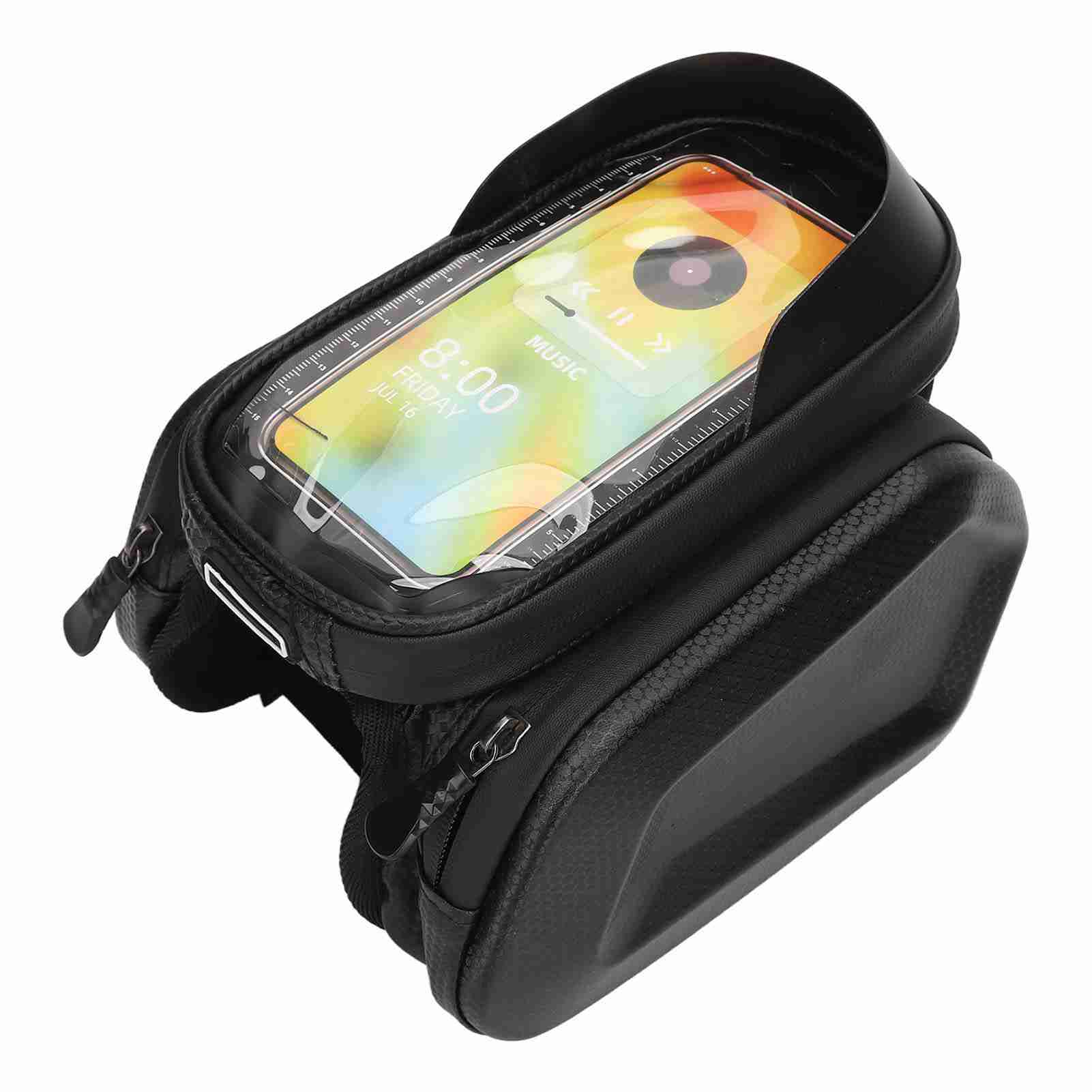 

Bike Phone Mount Bag Holder Bicycle MTB Waterproof Front Frame Top Tube Handlebar Pouch