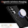 Magnetic Protective Phone Case for Samsung S25 Ultra - Drop-Proof PC Cover with Stand