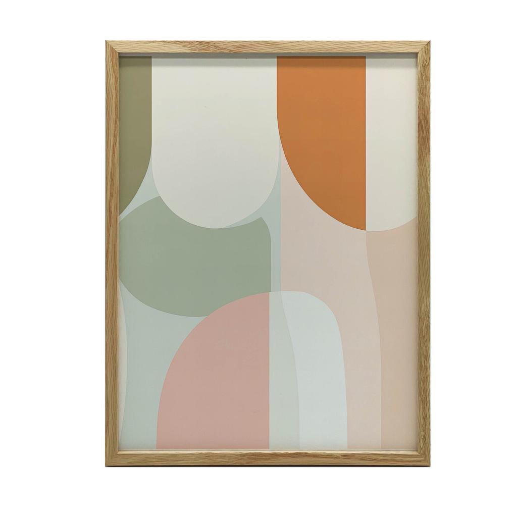 Pastel Harmony Pastel Harmony, 50X70 Cm, Gold Aluminum Frame, 230 Gsm Matte Paper