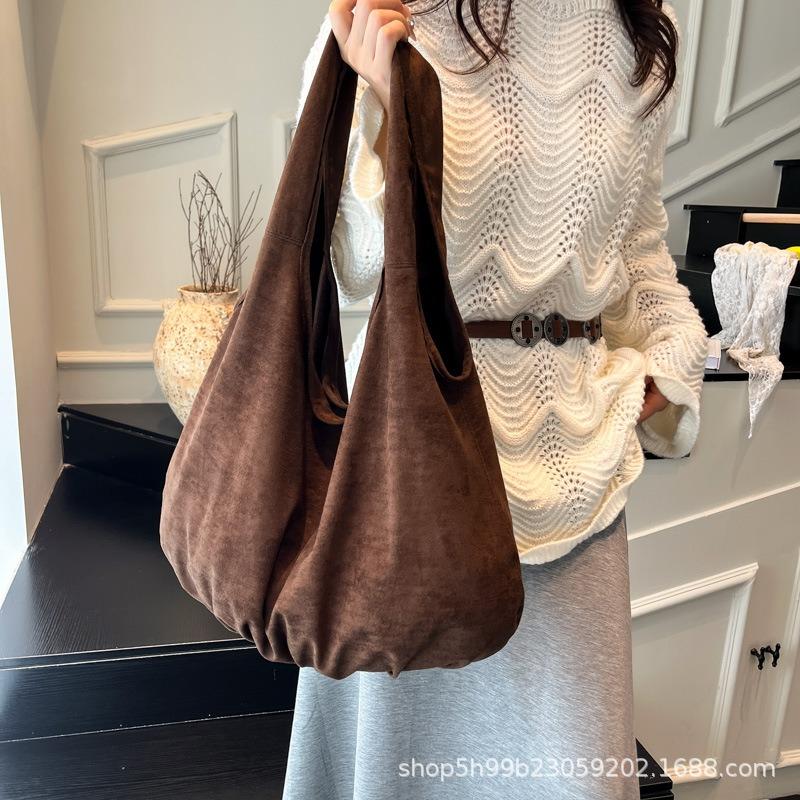 Neue Mode Flanell Umhängetasche lässige einfache Tragetasche literarischer fauler Sinn personalisierte Schulter-Tragetasche Shopping