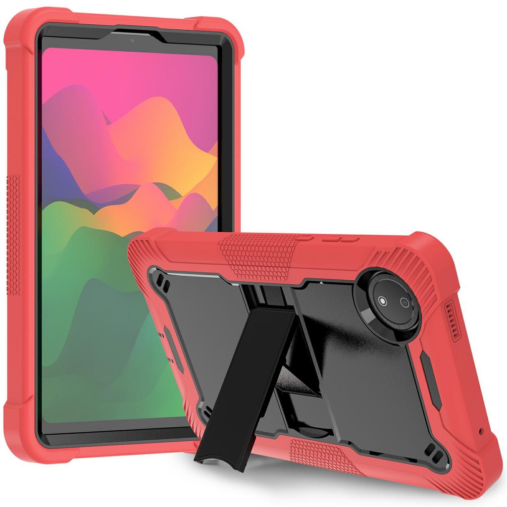 For Xiaomi Redmi Pad SE 4G 8.7 inch Case Silicone+PC Tablet Protective Cover with Kickstand