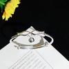 2022 Fashion Kissing Fish Push-Pull Bangle: Silver Plated White Copper Double Fish Bracelet, Valentine's Day Gift for Girls.