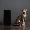 Europäische Vintage Panther Statue Tierfigur Leopard Jaguar Skulptur Haus Wohnzimmer Büro Dekoration Geschenk