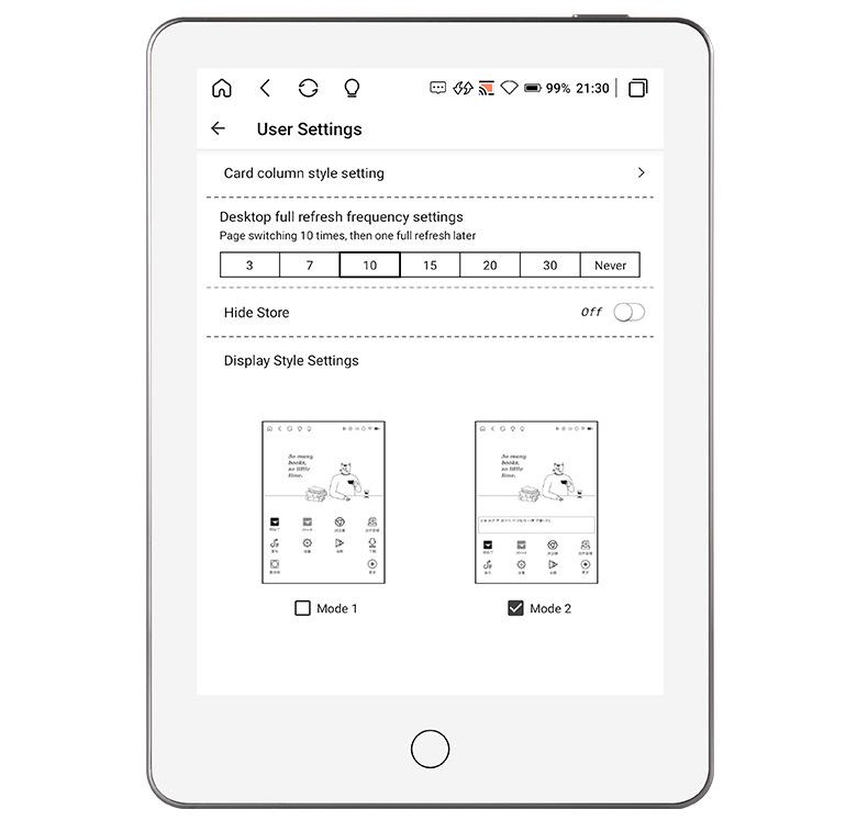 Cross6 Front-lit 6-inch E-Ink Ebook Reader with Android X7 - Learning Gift